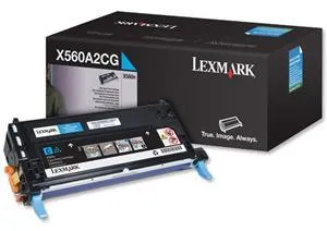 Toner pro "X560n" tiskárnu, LEXMARK Cyan, 4 tis.stran